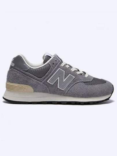 574 Low Top Sneakers Premium Soft Grey - NEW BALANCE - BALAAN 2