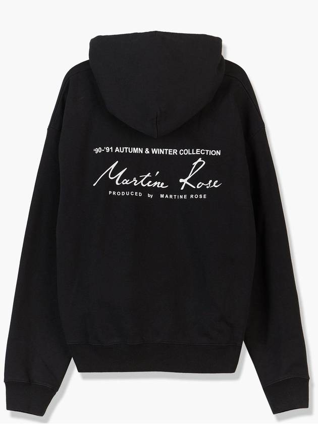 22FW Men's Back Lettering Hooded Sweatshirt Black CMRSS28602FL BLACK STK - MARTINE ROSE - BALAAN 2