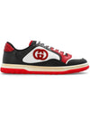 Mac80 Interlocking G Low Top Sneakers Red Black - GUCCI - BALAAN 3