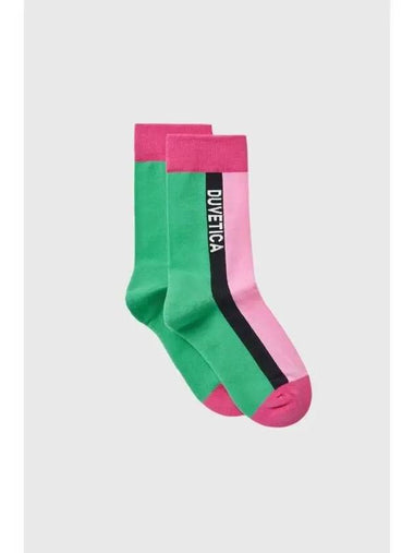 Brata Pink Women s Socks Dark - DUVETICA - BALAAN 1