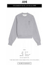 Big Heart Logo Sweatshirt Grey - AMI - BALAAN 3