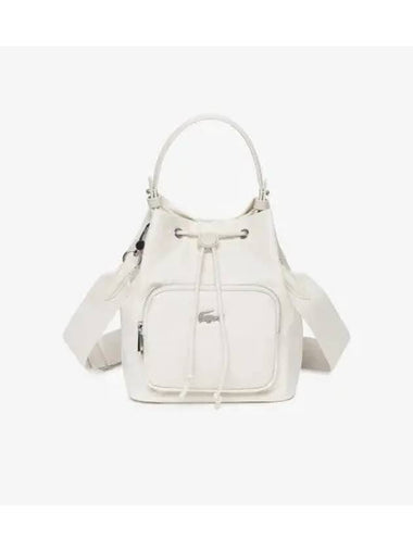 Women s Easy IZZIE Bucket Bag OFFWHITE Off White - LACOSTE - BALAAN 1