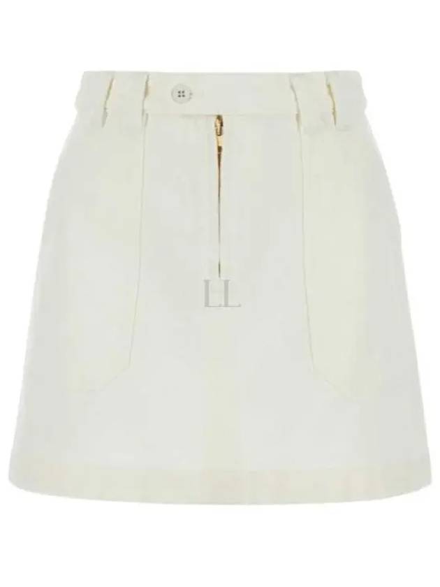 Sarah Short A-line Skirt White - A.P.C. - BALAAN 2