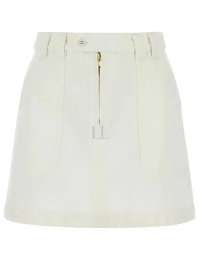 Sarah Short A-line Skirt White - A.P.C. - BALAAN 2