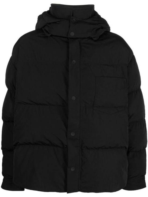 La Doudoune Chemise Zip-up Snap Button Puff Parka Black - JACQUEMUS - BALAAN 2