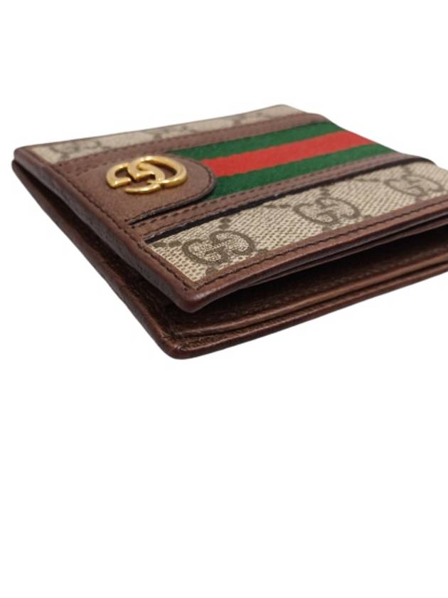 597606 GG logo Ophidia half wallet - GUCCI - BALAAN 5