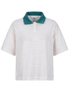 Functional collar striped t-shirt MW3ME290BLU - P_LABEL - BALAAN 7