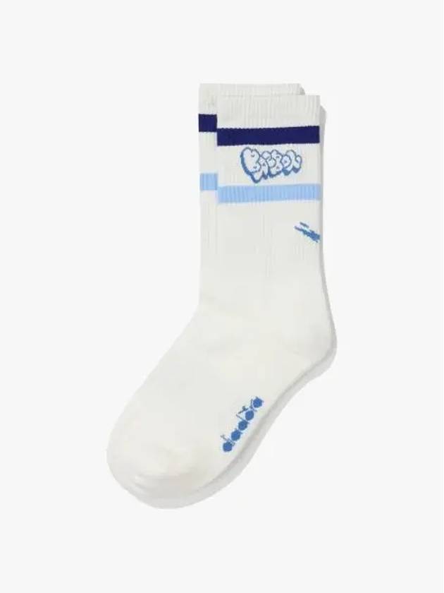 Diadora Bassbone Graphic Quarter Socks NAVY - DIADORA - BALAAN 1