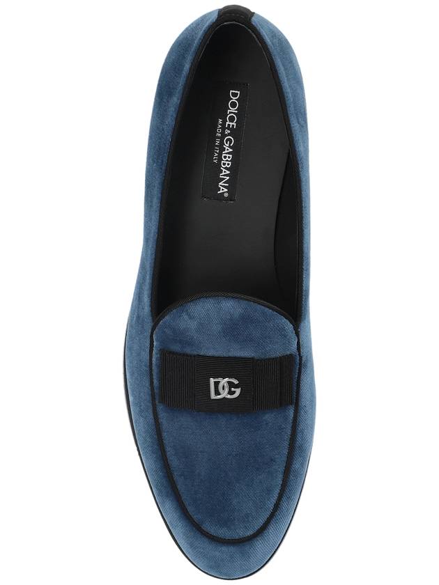 Dolce & Gabbana Shoes With Logo, Men's, Blue - DOLCE&GABBANA - BALAAN 6