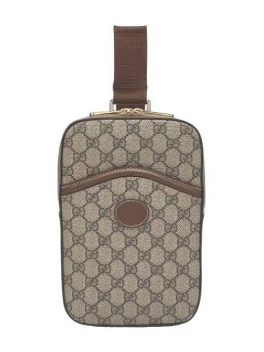 GG crossbag slingback beige ebony bag - GUCCI - BALAAN 1