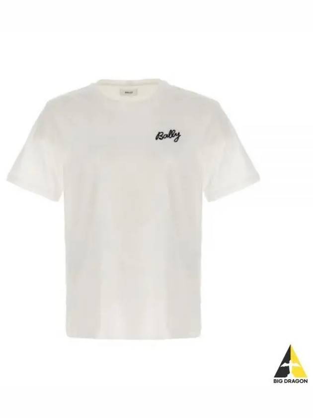 Short Sleeve T-Shirt MJE05JCO018U001 White - BALLY - BALAAN 2