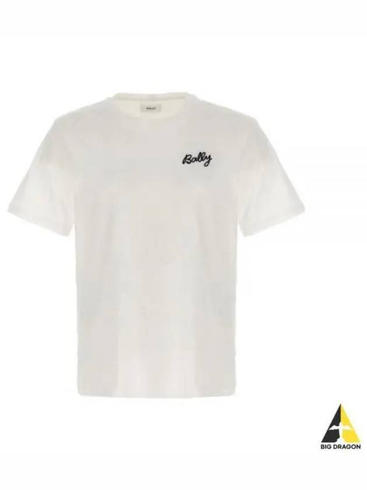 Short Sleeve T-Shirt MJE05JCO018U001 White - BALLY - BALAAN 2