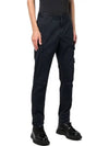 Men's Wappen Patch Cargo Straight Pants Navy - STONE ISLAND - BALAAN 3