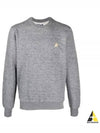 Women's Gold Star Athena Sweatshirt Melange Grey - GOLDEN GOOSE - BALAAN 2