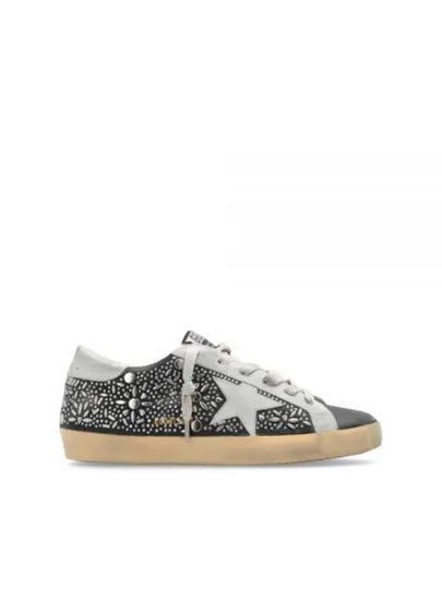 Ball Star Stud Low Top Sneakers Silver Black - GOLDEN GOOSE - BALAAN 2