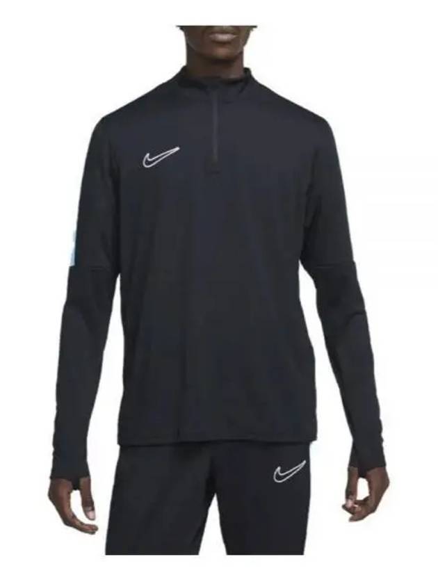 Dri Fit Academy 1 4 Zip Up Long Sleeve T-Shirt Black - NIKE - BALAAN 2