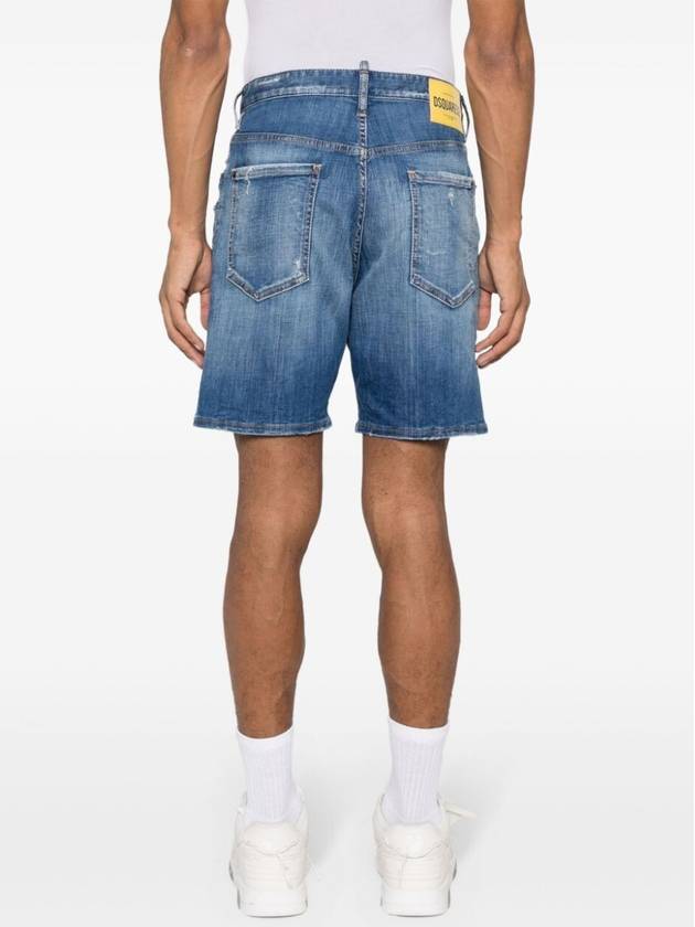 Medium Dusty Wash Shorts Marine - DSQUARED2 - BALAAN 6