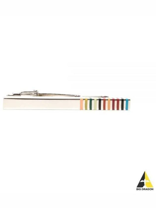 Signature Striped Tie Pin Silver - PAUL SMITH - BALAAN 2