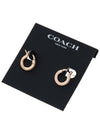 Pave huggy earrings C9337 PEACH - COACH - BALAAN 6