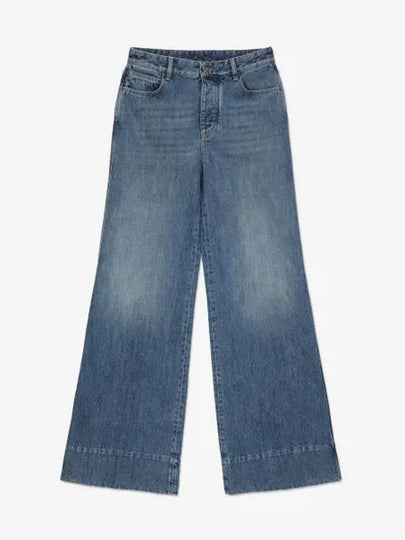 Women's Vintage Wide Jeans Blue - BOTTEGA VENETA - BALAAN 2