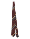 Classic Striped Silk Tie Burgundy - VIVIENNE WESTWOOD - BALAAN 2