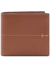 Center Stitch Half Wallet Brown - TOD'S - BALAAN 2