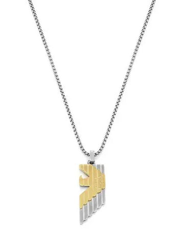 Stainless Steel Necklace Silver - EMPORIO ARMANI - BALAAN 1