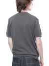 Men s LBRHK CH Linen Basic Round Half Knit Charcoal - CHANCE'S NOI - BALAAN 8