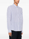 Jasolo Striped Long Sleeve Shirt Blue - ISABEL MARANT - BALAAN 4