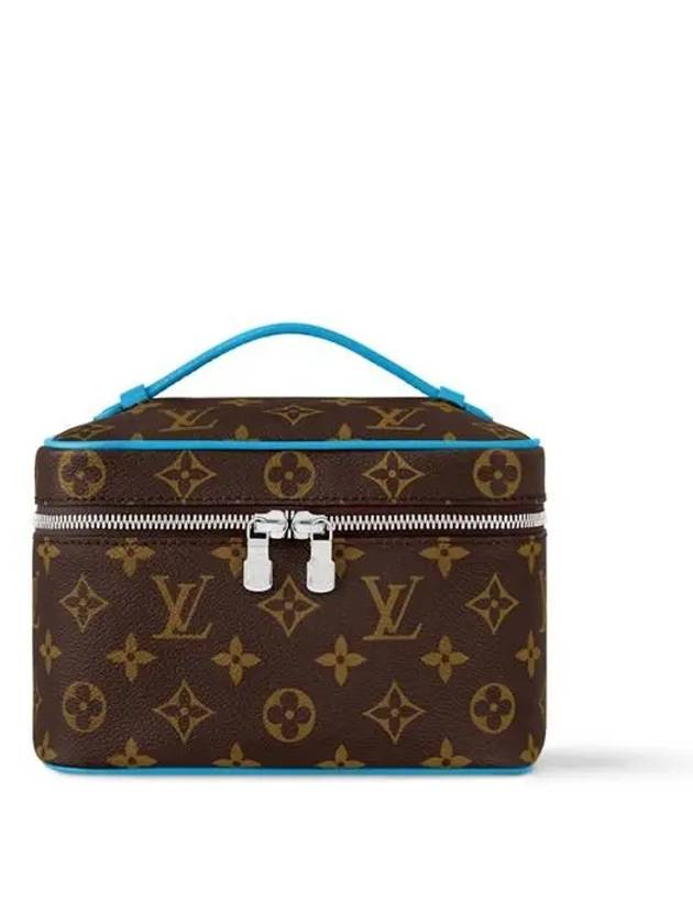 Louis Vuitton Nice Mini Gaston Blue Brown - LOUIS VUITTON - BALAAN 2