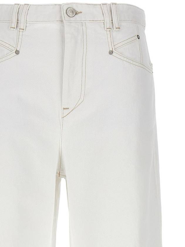 Lemony High Rise Wide Jeans PA0052FAB1H06I - ISABEL MARANT - BALAAN 4