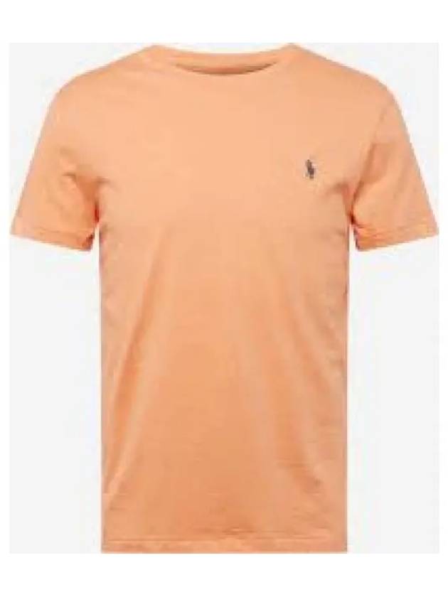 Custom slim crewneck t shirt orange 1279902 - POLO RALPH LAUREN - BALAAN 1