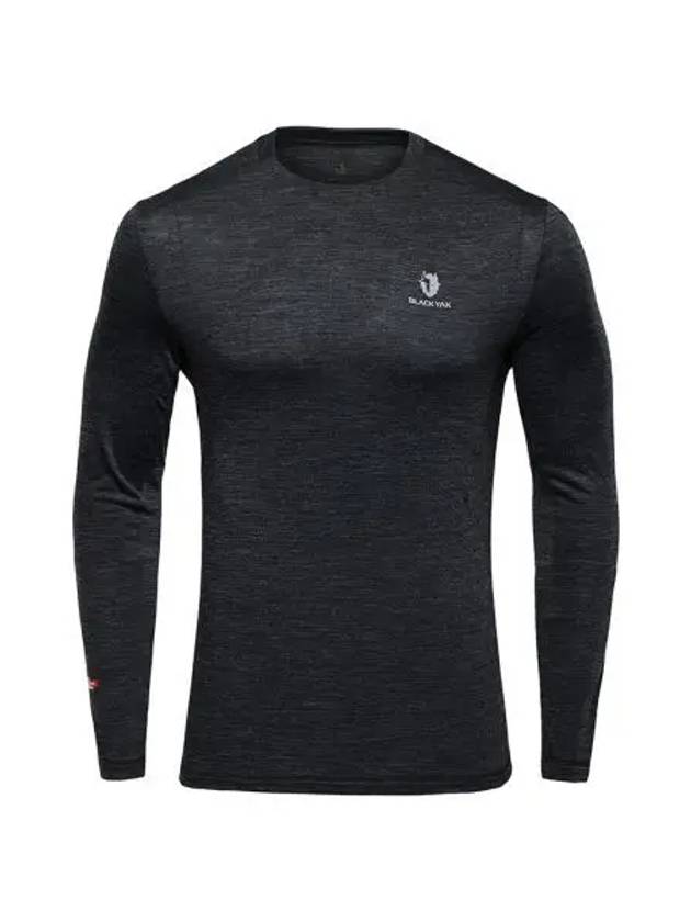 BLACKYAK D men s wool base layer CH - BLACKBROWN - BALAAN 1