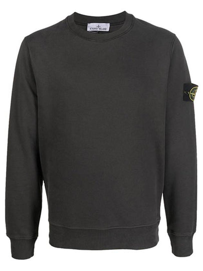 Wappen Patch Crew Neck Sweatshirt Grey - STONE ISLAND - BALAAN 2