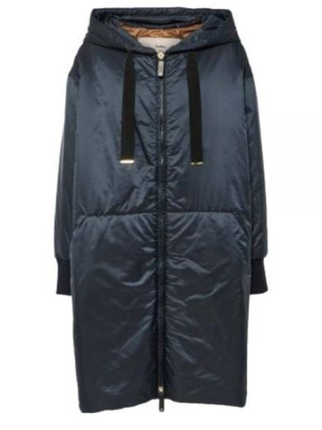 Greenf Hooded Padding Navy - MAX MARA - BALAAN 2