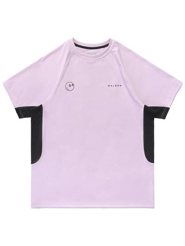 Performance Program Ventilated Perforated T Shirt LAVENDER - MALBON GOLF - BALAAN 1