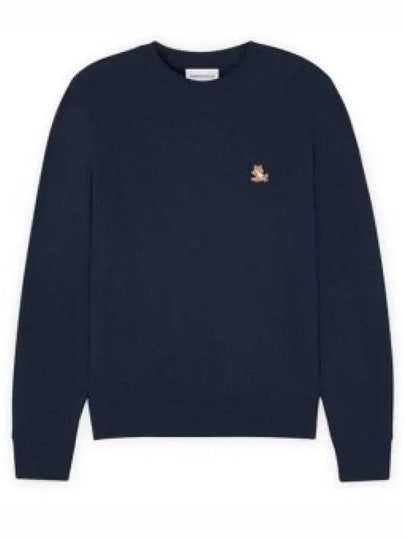 Chillax Patch Regular Sweatshirt Ink Blue - MAISON KITSUNE - BALAAN 2