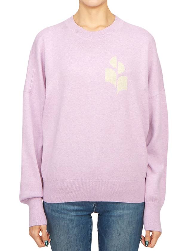 Marisans Logo Knit Top Light Purple - ISABEL MARANT - BALAAN 2