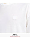 Logo Patch Cotton Short Sleeve T-Shirt White - ACNE STUDIOS - BALAAN 7