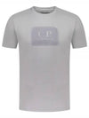 30/1 Jersey Label Style Logo Short Sleeve T-Shirt Grey - CP COMPANY - BALAAN 1