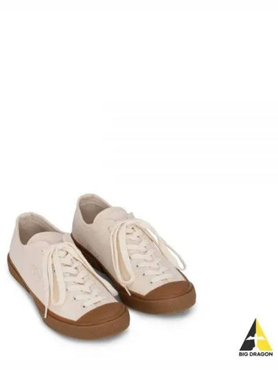 Egret Logo Low Top Sneakers Ivory - GANNI - BALAAN 2