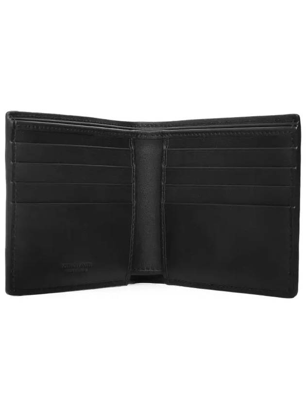 Intrecciato Weaving Half Wallet Black - BOTTEGA VENETA - BALAAN 6