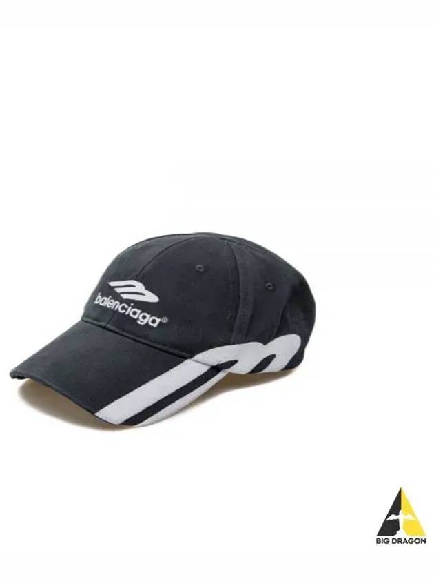 3B Sports Icon Ball Cap Black - BALENCIAGA - BALAAN 2