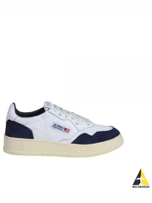 Medalist Leather Low-Top Sneakers Blue White - AUTRY - BALAAN 2