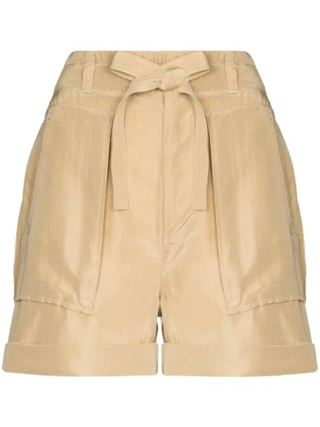 Paper Bag Waist Silk Shorts 211856856001 - POLO RALPH LAUREN - BALAAN 1