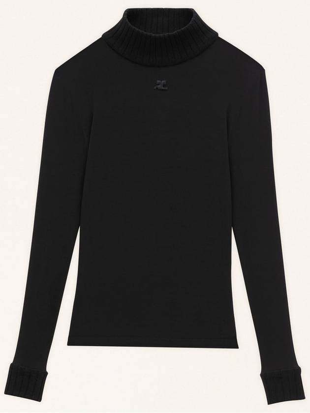 Reedition Second Skin Long Sleeve T-Shirt Black - COURREGES - BALAAN 2