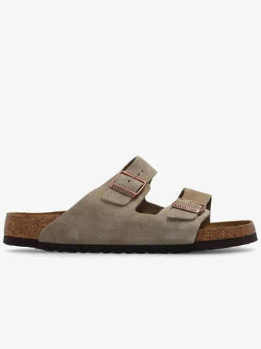 Birkenstock ‘Arizona BS’ Slides, Men's, Beige - BIRKENSTOCK - BALAAN 1