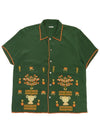 Men s Short Sleeve Shirt MRS24SH005 GREEN MULTI - BODE - BALAAN 1