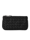 Intrecciato Card Wallet Black - BOTTEGA VENETA - BALAAN 1