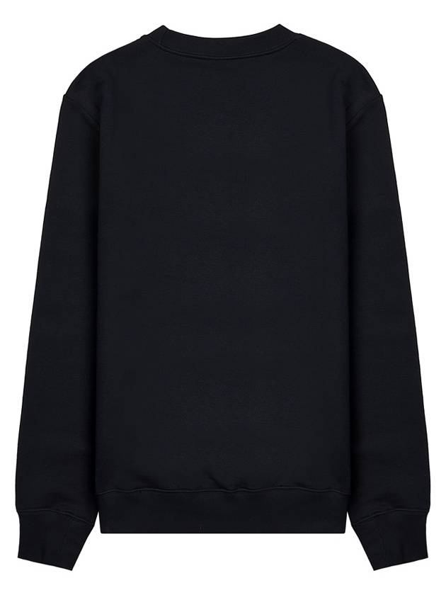 Zebra Patch Organic Cotton Sweatshirt Black - PAUL SMITH - BALAAN 3